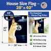Great Dane 30 - Fawn - Moonlight Stroll - Artwork House Flag