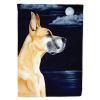 Great Dane 30 - Fawn - Moonlight Stroll - Artwork House Flag