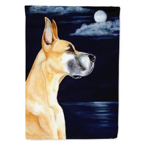 Great Dane 30 - Fawn - Moonlight Stroll - Artwork House Flag