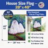 Maltese - Momma and Puppy - Artwork House Flag