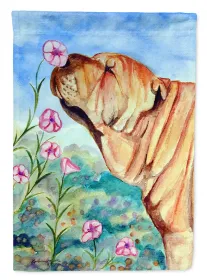 Shar Pei - Smell The Flowers - Artwork House Flag