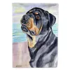 Rottweiler 1 Artwork House Flag