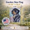 Rottweiler 1 Garden Flag