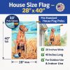 Chesapeake Bay Retriever Artwork House Flag