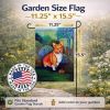 Corgi 2 Garden Flag