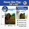 Sussex Spaniel Artwork House Flag