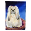 Lhasa Apso Artwork House Flag