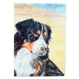 Bernese Mountain Dog 19 House Flag