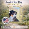 Bernese Mountain Dog 2 Garden Flag