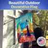 Pug with their Lady Artwork House Flag