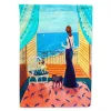 Pug with their Lady Artwork House Flag
