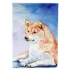 Shiba Inu 1 Artwork House Flag