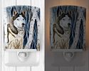 Siberian Husky Ceramic Nightlight