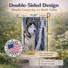 Siberian Husky 1 Garden Flag