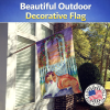 Collie Artwork House Flag