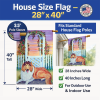 Collie Artwork House Flag