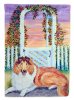 Collie Artwork House Flag