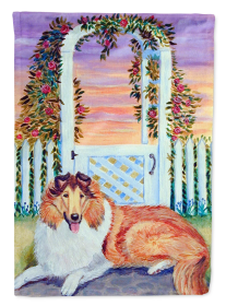 Collie Artwork House Flag