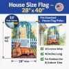 Golden Retriever 1 Artwork House Flag
