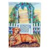 Golden Retriever 1 Artwork House Flag