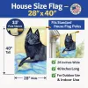 Schipperke - Sweet Dreams - Artwork House Flag