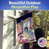 Skye Terrier Artwork House Flag