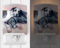 Great Dane - Black and Harlequin - Ceramic Nightlight