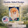 Pomeranian 1 Garden Flag