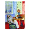 Pug and Lady Artwork House Flag