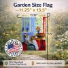Pug with Lady 2 Garden Flag