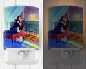 West Highland White Terrier "with Lady" Ceramic Nightlight