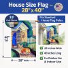 Corgi 11 - at the Cottage - Artwork House Flag