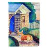 Corgi 11 - at the Cottage - Artwork House Flag
