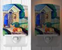 Corgi "at the Cottage" Ceramic Nightlight