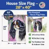 English Toy Spaniel  Artwork House Flag