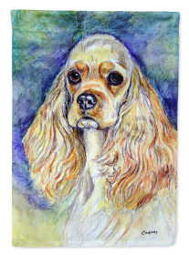 Cocker Spaniel Artwork House Flag