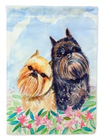 Brussels Griffon 3 Garden Flag