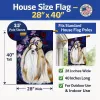 Shih Tzu  9 Artwork House Flag