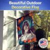 Shih Tzu  Autumn Leaves House Flag
