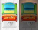 Japanese Chin "Couch Sitting" Ceramic Nightlight