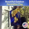 Great Dane 11 and Puppy Artwork House Flag