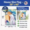 Whippet Artwork House Flag