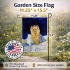 Yorkie 2 Garden Flag
