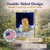 Yorkie 2 Garden Flag