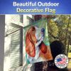 Basset Hound 2 House Flag