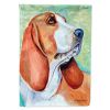 Basset Hound 2 House Flag