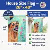 Border Terrier House Flag