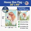 Petit Basset Griffon Vendeen Artwork House Flag
