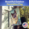 Norwegian Elkhound Artwork House Flag