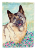 Norwegian Elkhound Artwork House Flag